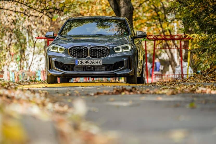 BMW M135i shown again in Storm Bay Blue – Photo Gallery