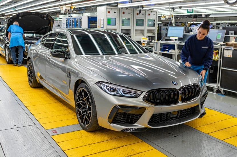 BMW starts production of the new M8 Gran Coupé at the Dingolfing plant