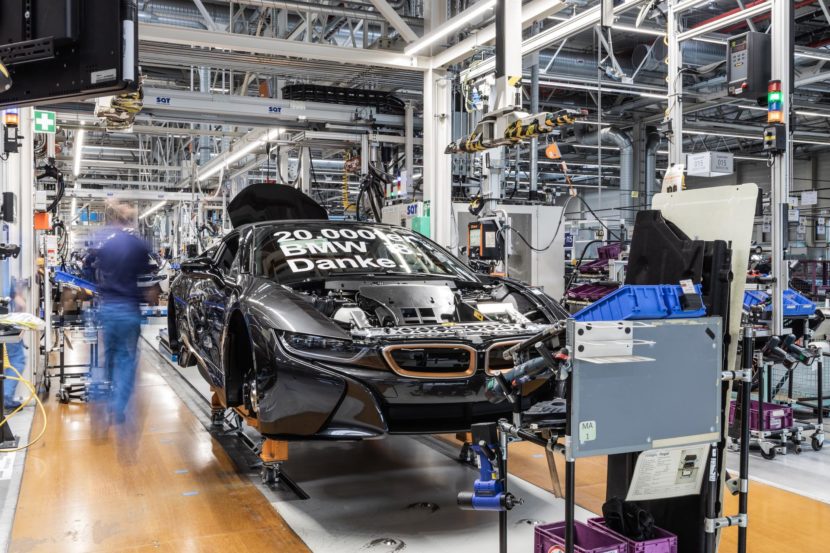 20,000 BMW i8 hybrids built at the Leipzig Plant