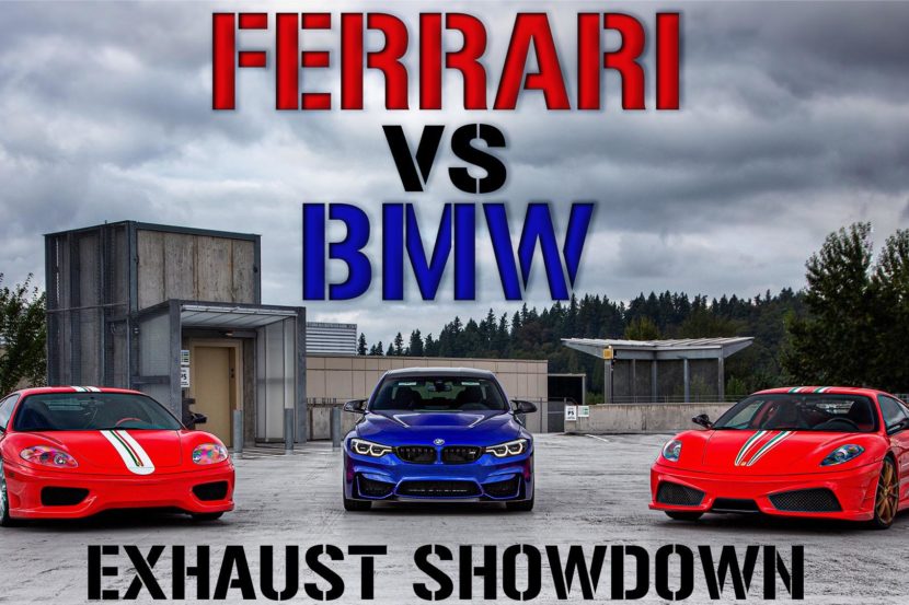 Ferrari 360 Challenge Stradale vs. BMW M3 CS – Exhaust Showdown!