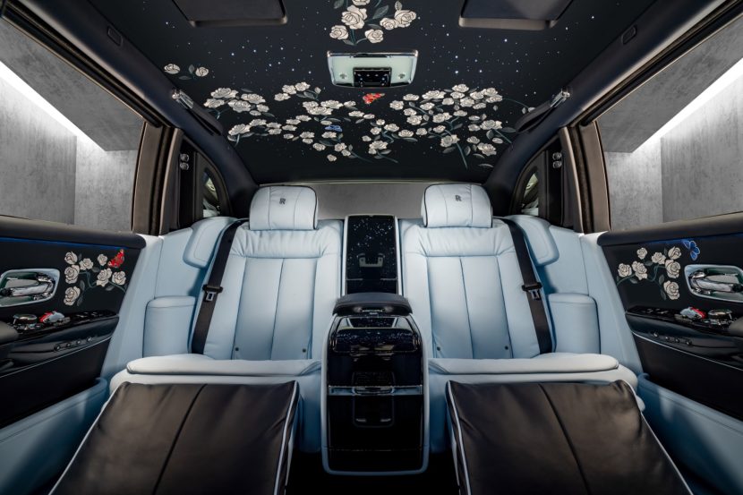 Rolls-Royce Unveils Bespoke Phantom with 1 million embroidered stitches