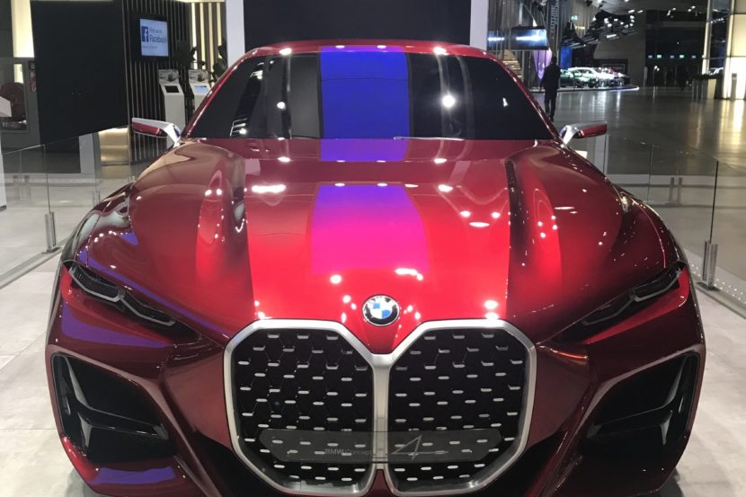 BMW Concept 4 is displayed at the BMW Welt in Munich