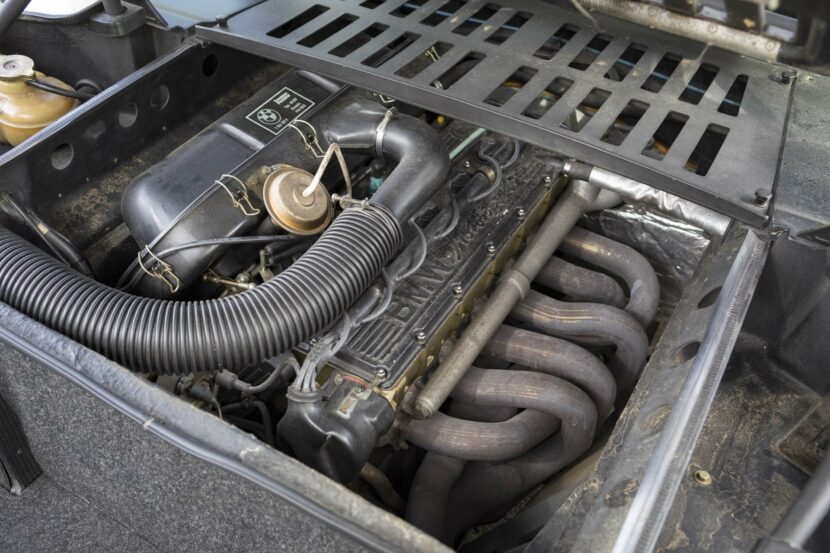 1980-BMW-M1-White-55 BMW M1 engine