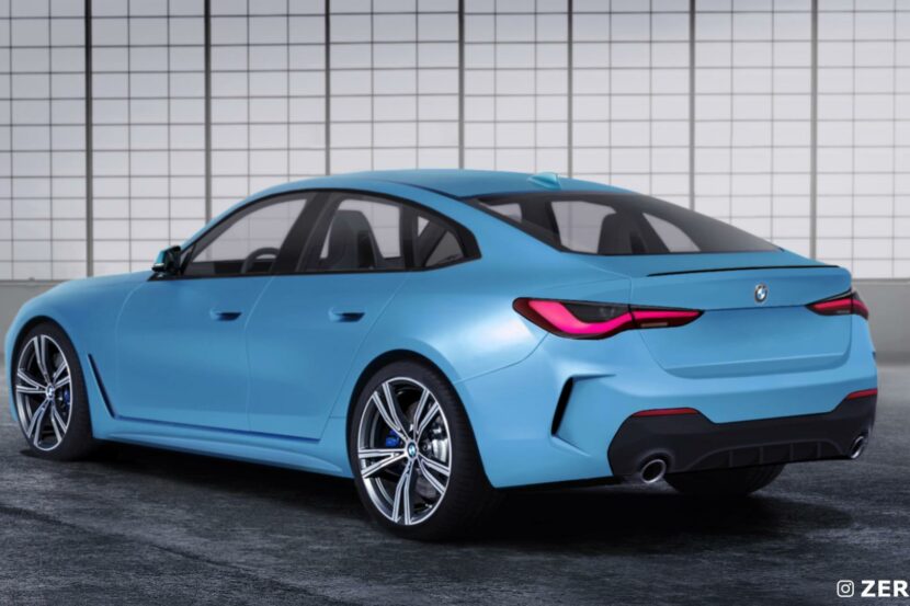2021 BMW 4 Series Gran Coupe gets a series of renderings
