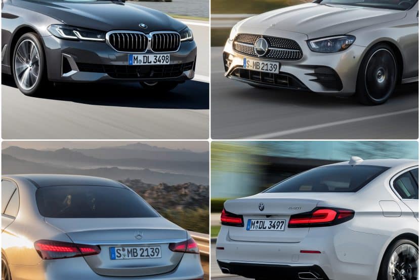 Photo Comparison: BMW 5 Series LCI vs. Mercedes-Benz E-Class