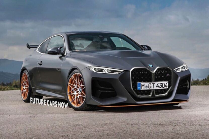 BMW M4 CSL Render sticks new grille on M4 GTS body