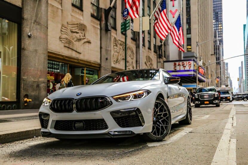 BMW M8 Coupe with 625 hp goes for a stroll in NYC