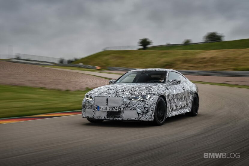 SPIED: 2021 BMW M4 Seen Again with Frozen Blue Paint