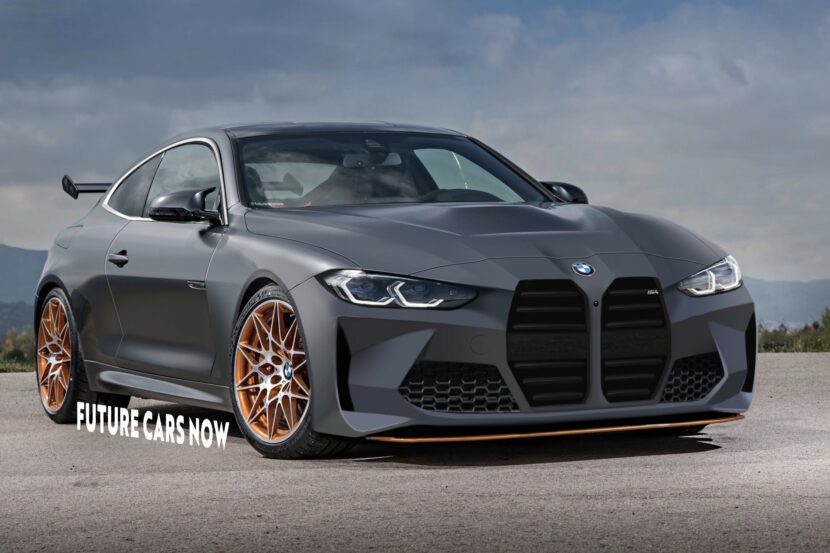 BMW M4 CSL rendered based on the recent M4 leak