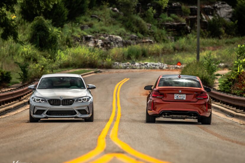 When a Sunset Orange M2 Competition meets the Hockenheim Silver brother