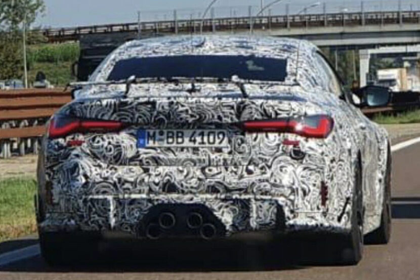 Potential upcoming BMW M4 CS prototype spotted out testing