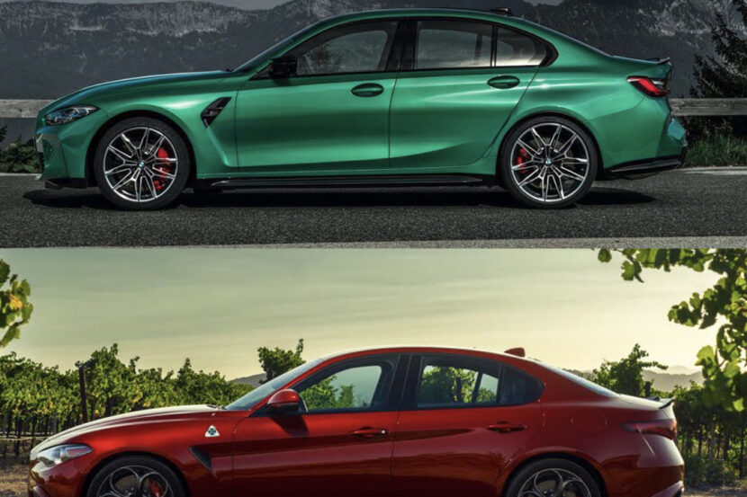 Watch the BMW M4 Competition Take on the Giulia Quadrifoglio