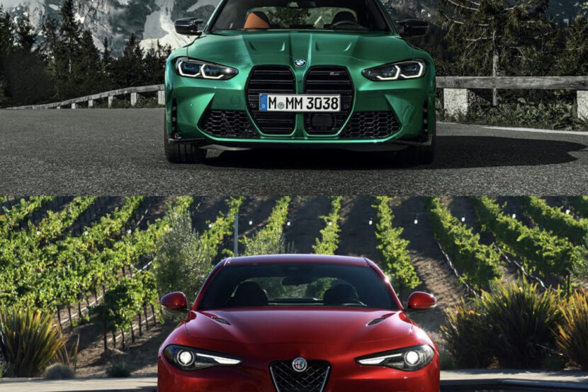 Alfa Romeo Giulia Quadrifoglio Returns to Challenge the BMW M3 Once Again