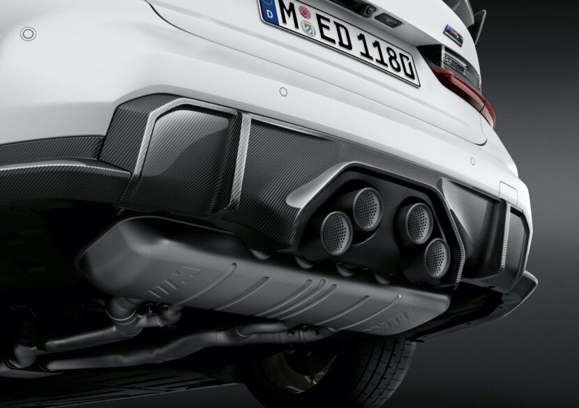 BMW M3 M Performance Exhaust with a new design