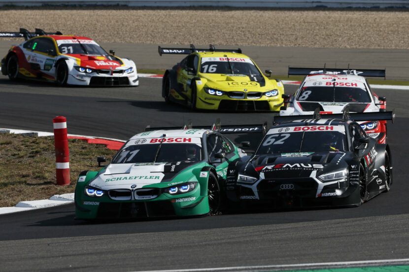 Best placed driver in Sunday’s DTM race, van der Linde, comes in fourth