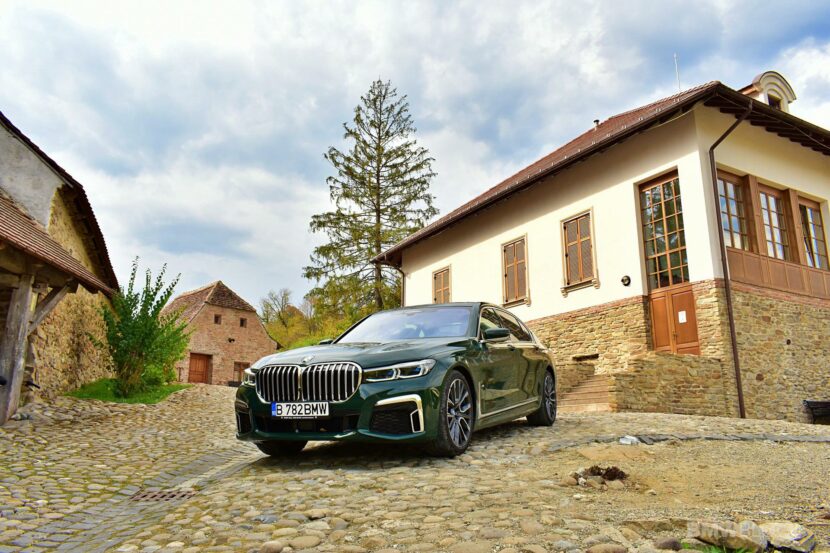 BMW 7 Series Individual photographed in British Racing Green in Romania