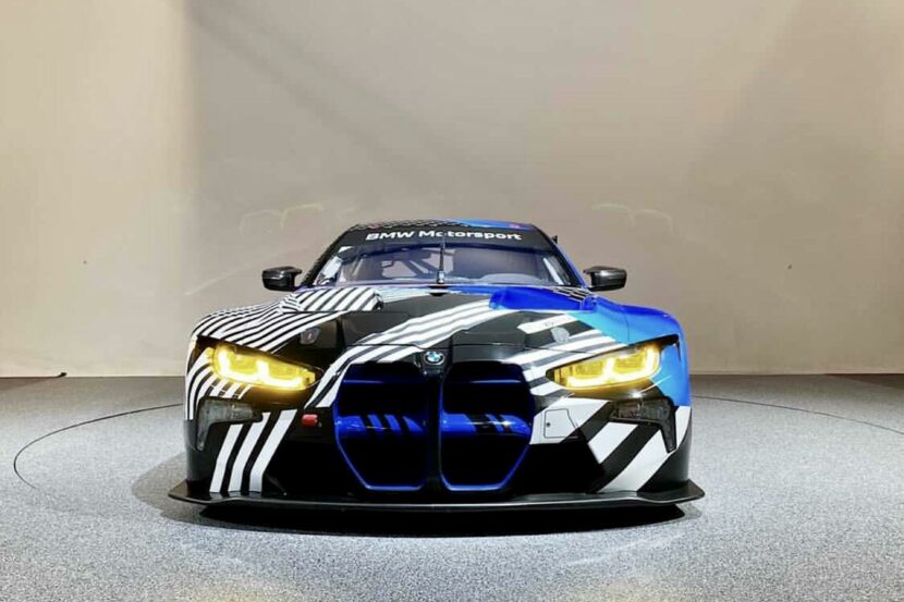 New photos of the BMW M4 GT3 which will race in 2022