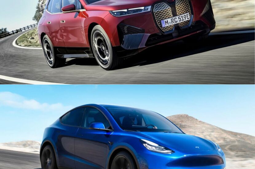 Photo Comparison: BMW iX vs Tesla Model Y