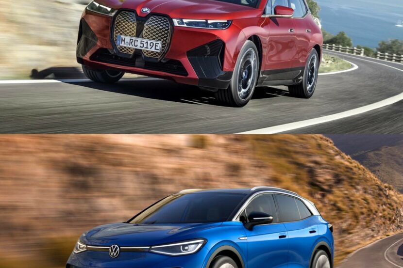 Photo Comparison: BMW iX vs Volkswagen ID.4