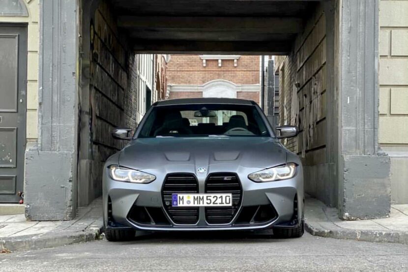 A closer look at the 2021 BMW M3 in Frozen Grey