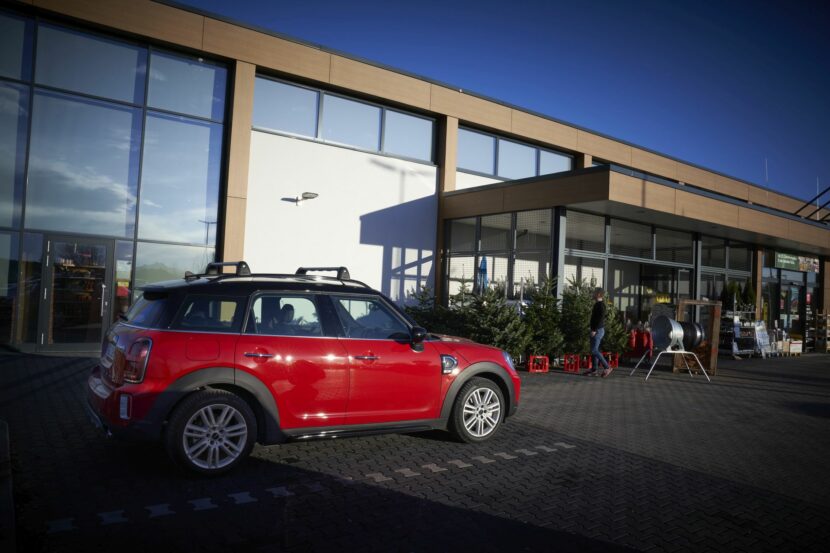 Cardboard Classic MINI Stuffed Inside Countryman to Prove a Point