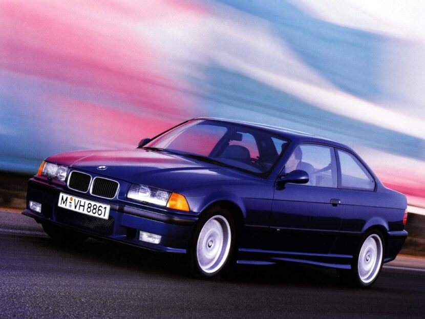 E36 3 Series press shot, purple 