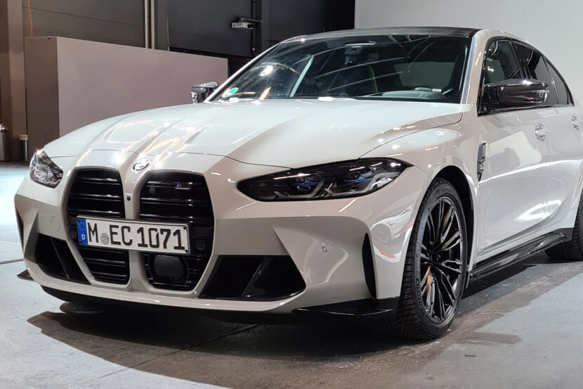 EXCLUSIVE: 2021 BMW M3 Sedan in Chalk, exhaust sound included