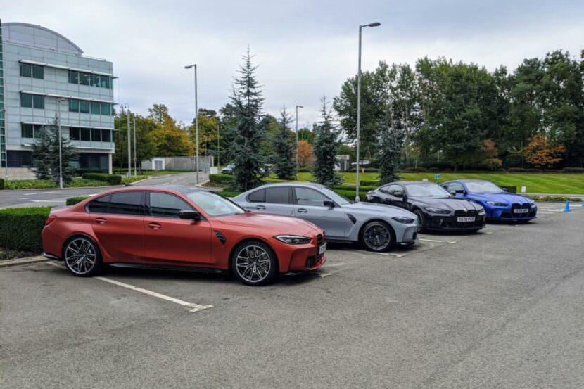 2021 BMW M3 / M4 colors: Portimao Frozen Blue, Frozen Orange, Black Sapphire, Brooklyn Grey