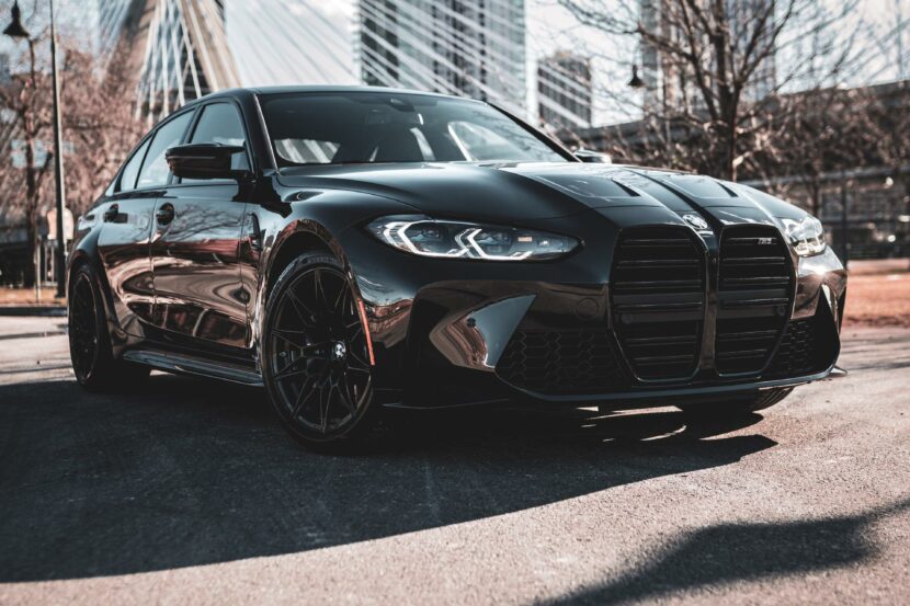 The new 2021 BMW M3 shows up in Sapphire Black Metallic