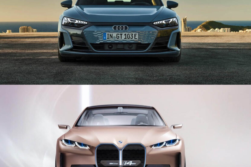Photo Comparison: Audi e-tron GT vs BMW i4 Concept