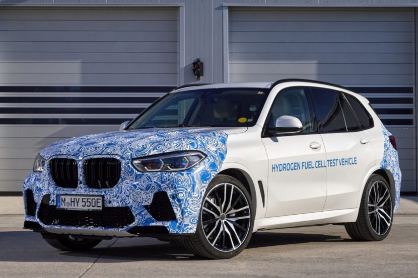 BMW X5 with hydrogen fuel tested on public roads