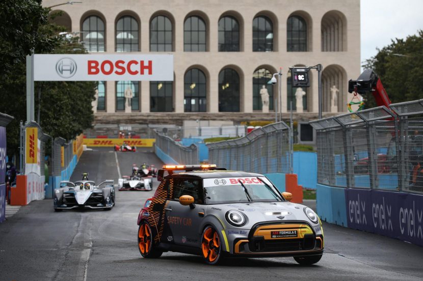 New photos of the first ever MINI Safety Car – The Pacesetter electric