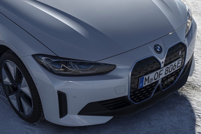 First Look: BMW i4 M50 with a blue paint job