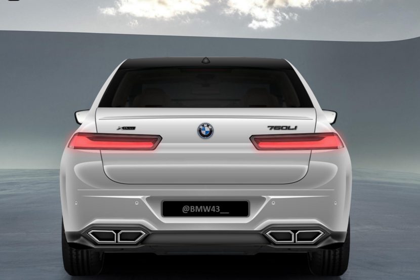 2023 BMW 7 Series Rear End gets a new rendering