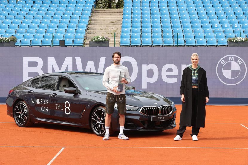 BMW Tennis Open Winner gets a Macau Blue BMW 8 Series Gran Coupe for