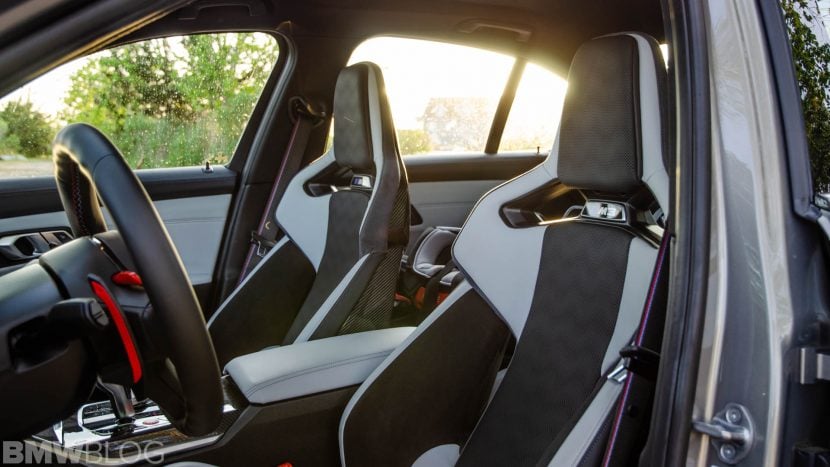 2021 BMW M3 G80 with carbon bucket seats