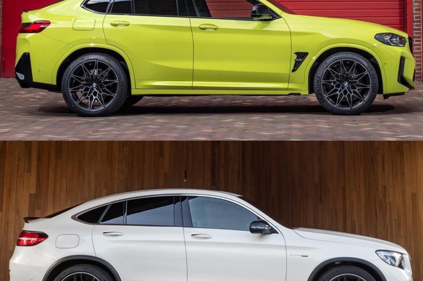 Photo Comparison: BMW X4 M Facelift vs.  Mercedes-AMG GLC63