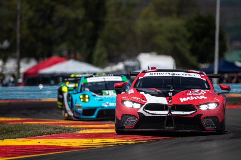 MOTUL BMW M8 GTE racing cars score podiums at Watkins Glen