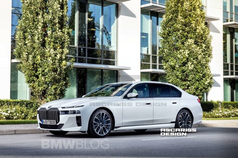 Rendering: 2023 BMW 7 Series features an interesting design