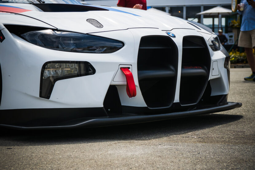 2023 BMW M4 CSL spy photos reveal a new kidney grille design