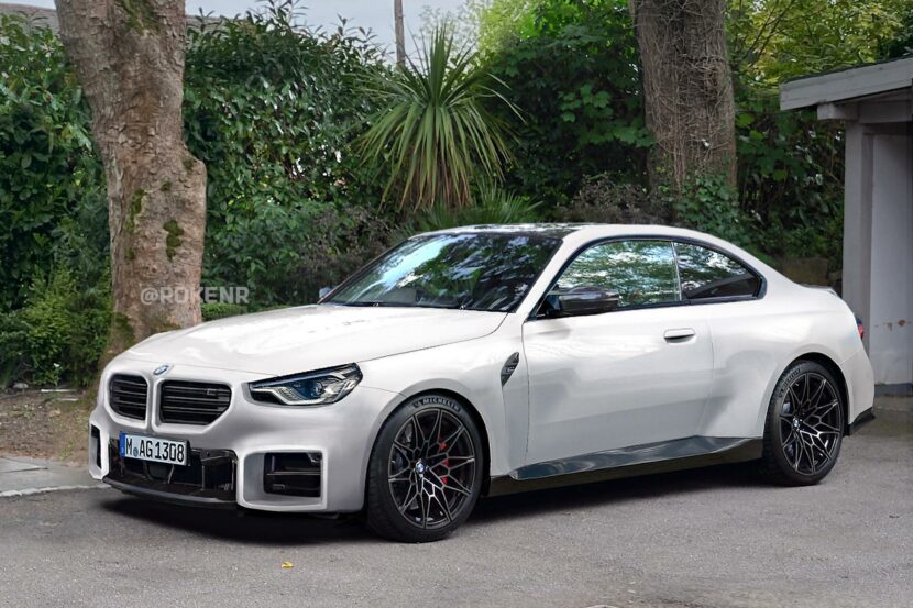 2023 BMW M2 Coupe (G87) featured in another rendering