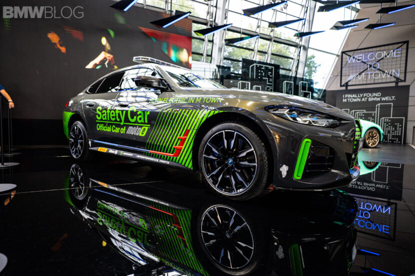 Live Photos: BMW i4 M50i Safety Car shows an aggressive style
