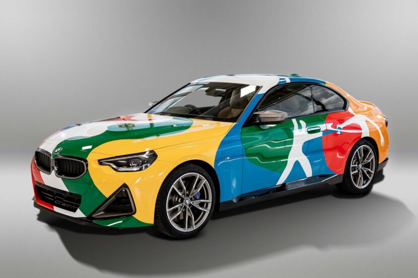 New BMW 2 Series Coupe turned into an unofficial art car