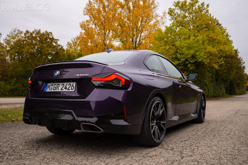 2022 BMW M240i in Thundernight Metallic – New Photos