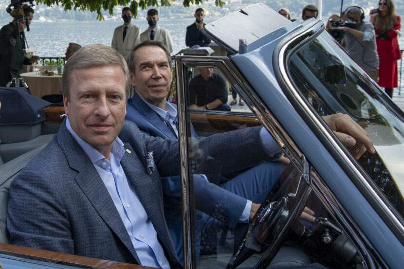 Oliver Zipse and Jeff Koons