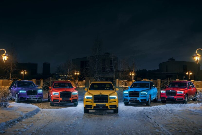 Rolls-Royce Cullinan Black and Bright Collection gets colorful debut