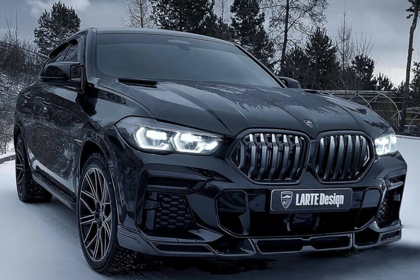 2022 BMW X6 wooden scale model impresses with great attention to detail