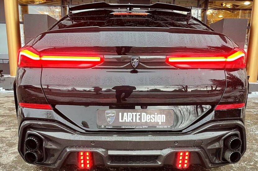 Wild BMW X6 G06 by LARTE Design gets stacked exhausts, carbon kit
