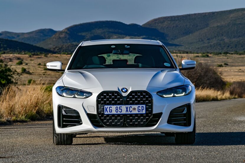 BMW 4 Series Gran Coupe is featured in Mineral White Metallic color