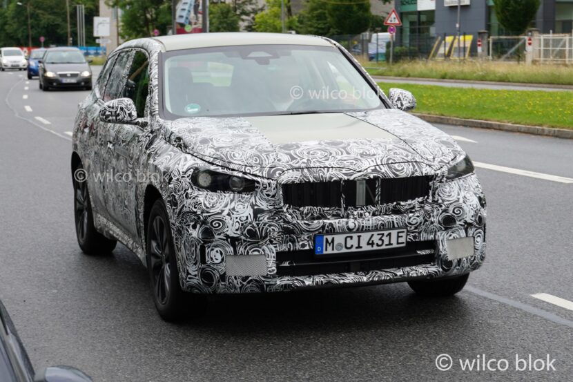 SPIED: BMW iX1 Seen up Close and Personal Wearing Camouflage